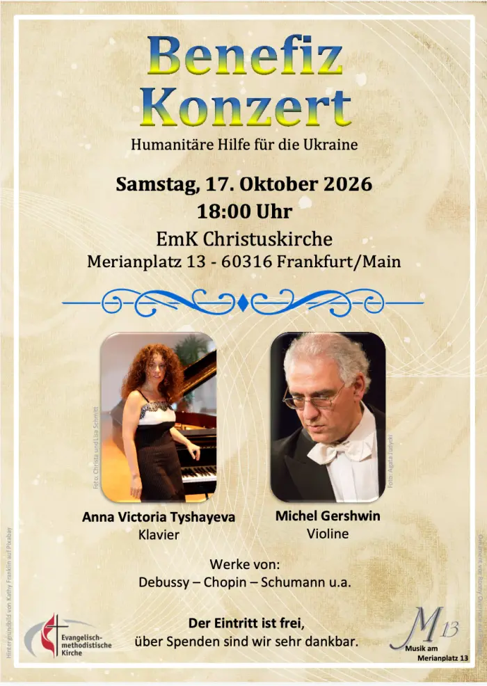 Konzert mit Anna Tyshayeva